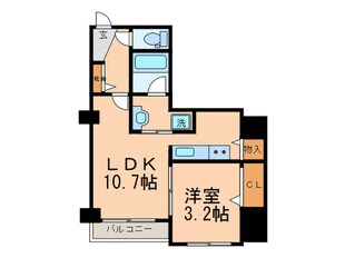 リーブル博多駅前の物件間取画像